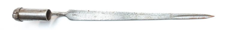 French M1771 Infantry musket bayonet n/s. - Click Image to Close