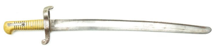 Italian Yataghan for the M1860 Delvigne musket n/s. - Click Image to Close