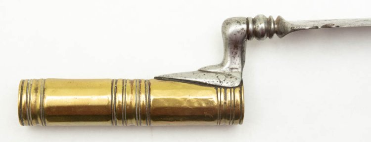 Sardinian hunting socket bayonet n/s. - Click Image to Close