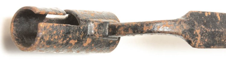 US Rev War socket bayonet n/s. - Click Image to Close