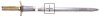 Early Ames Bayonet for the US M1841 Rifle n/s.