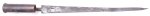 British carbine bayonet post 1800 n/s. British carbine bayonet post 1800 n/s.