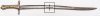 Italian bayonet for the experimental Valdocco Rifle M1869 n/s.