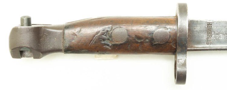 Dutch M1895 bayonet for the No. 3 and No. 4 Carbine n/s. - Click Image to Close