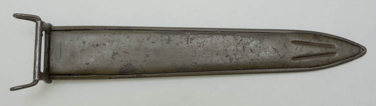 US Experimental stamped sheet metal scabbard. - Click Image to Close